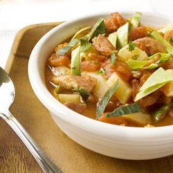 bacon and cabbage soup