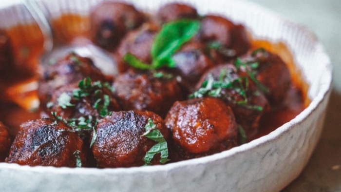 Appetizer – Black beans and tofu meatballs