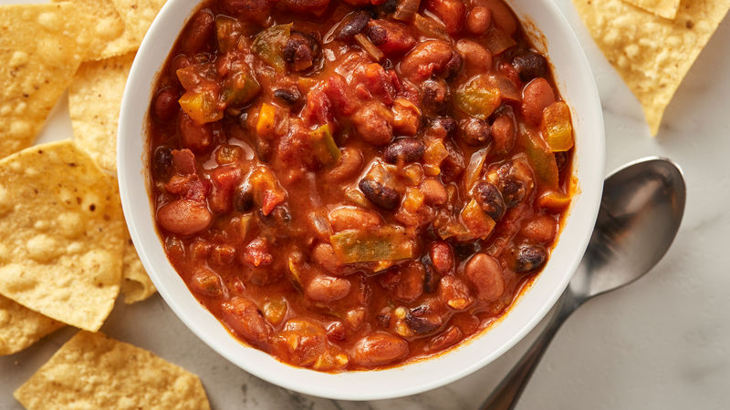 Vegetarian Chili Recipe - Best Ever Slow Cooker Recipe to Enjoy Beans