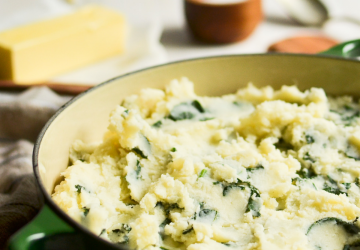 Mashed potato recipe with kale