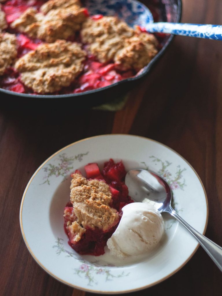 Cranberry-Apple Cobbler With Biscuits  