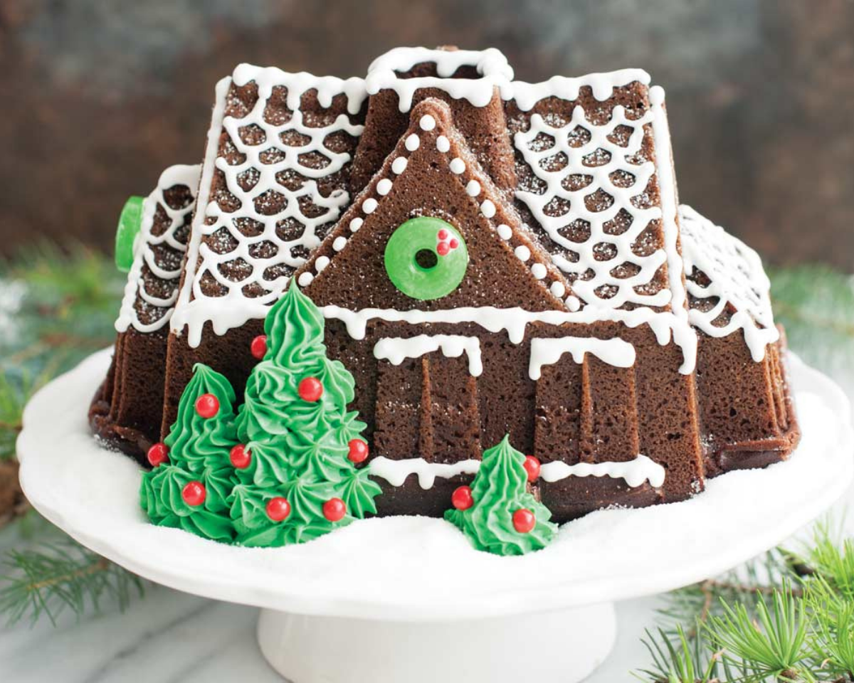 Gingerbread Cake House Christmas Recipe