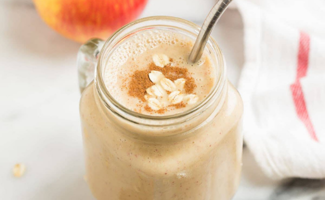Apple and Peanut Butter Smoothie