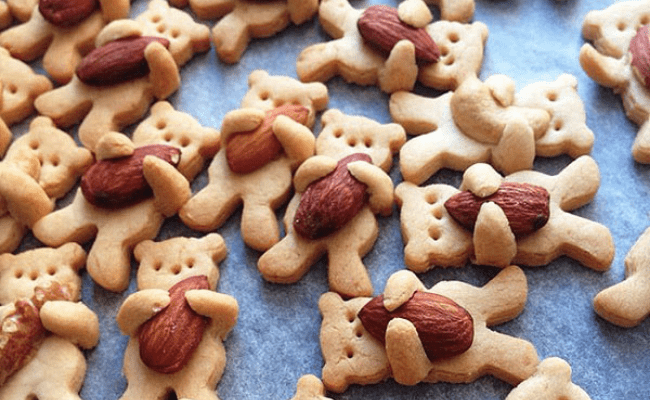 Teddy-shaped Cookies