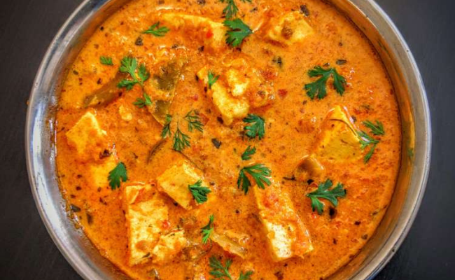 Jain Paneer Butter Masala - Mahvir Jayanti Recipes