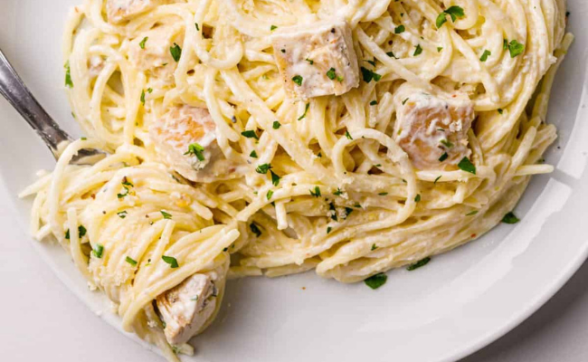 Mother's Day Special Recipes - Creamy Lemon Chicken Pasta