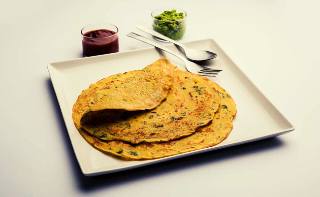 North Indian Breakfast Recipes - Chilla Recipe