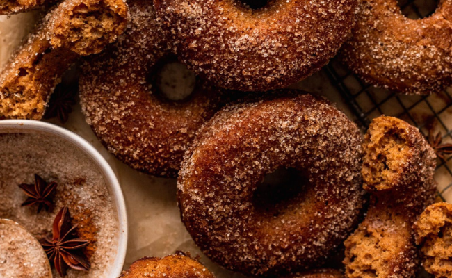 Baked Cinnamon Sugar Donuts - Doughnut Day 